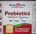 Branddarlie Probiotics Capsules for Women – 50 Billion CFUs with Cranberry & D-Mannose for Vaginal and Urinary Health – 60 Veggie Capsules image 0