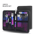 9/18 pcs Gradient Color Nail Clippers Manicure and Pedicure Tool Set image 0